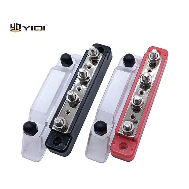 Bloc de distribution de circuit compact de jeu de barres hybride double cœur