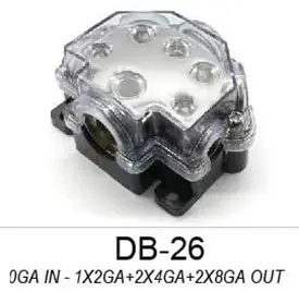 Multi-wire Distribution Block Tinned-copper Current Distributor