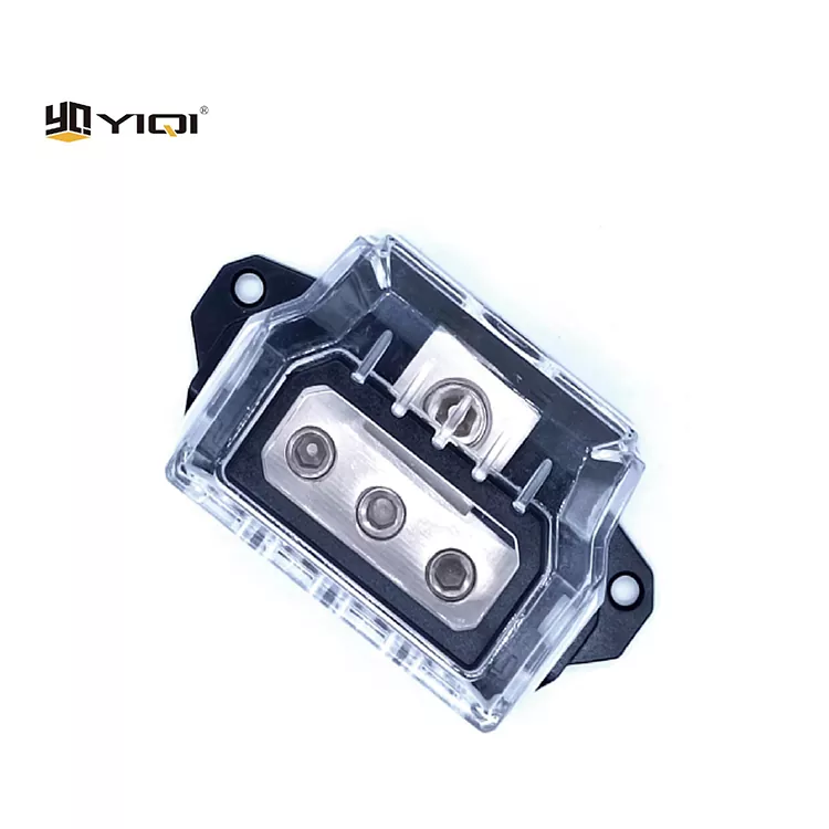 Hub de borne d'alimentation audio de voiture en cuivre étamé multifilaire